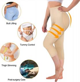 img 3 attached to CYDREAM Women Waist Trainer Butt Lifter Panties Thigh Slimmer Pants Leggings Shapewear Tummy Control Hi-Waist Body Shaper