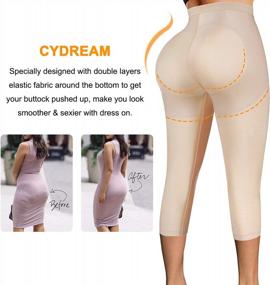 img 1 attached to CYDREAM Women Waist Trainer Butt Lifter Panties Thigh Slimmer Pants Leggings Shapewear Tummy Control Hi-Waist Body Shaper