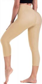 img 4 attached to CYDREAM Women Waist Trainer Butt Lifter Panties Thigh Slimmer Pants Leggings Shapewear Tummy Control Hi-Waist Body Shaper