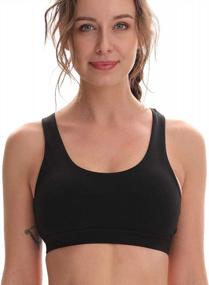 img 2 attached to Comfortable And Supportive Sports Bras For Women: Perfect For Yoga, Running, And Fitness Workouts