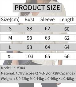 img 1 attached to JNINTH Women'S V Neck Wrap Sweaters Side Tie Long Sleeve Ribbed Pullover Knit Tunics Tops
