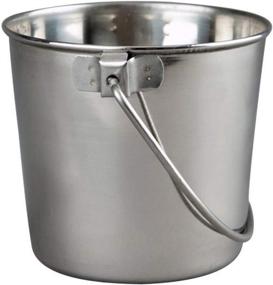 img 1 attached to 1 Quart Heavy Stainless Steel Round Bucket for Pets - Advanced Pet Products