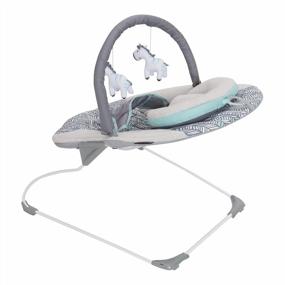 img 1 attached to Comfortable And Convenient: Baby Trend EZ Bouncer In Grey - A Must-Have For New Parents!
