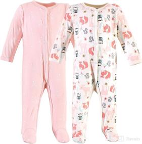 img 4 attached to Hudson Baby Cotton Forest Animals Apparel & Accessories Baby Boys better for Clothing