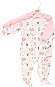 img 3 attached to Hudson Baby Cotton Forest Animals Apparel & Accessories Baby Boys better for Clothing