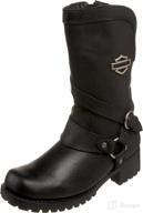 👢 harley-davidson women's water-resistant amber boot logo