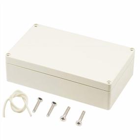 img 4 attached to Защитите свои электрические проекты с помощью водонепроницаемой распределительной коробки Zulkit — корпус IP65, серый и универсальный!