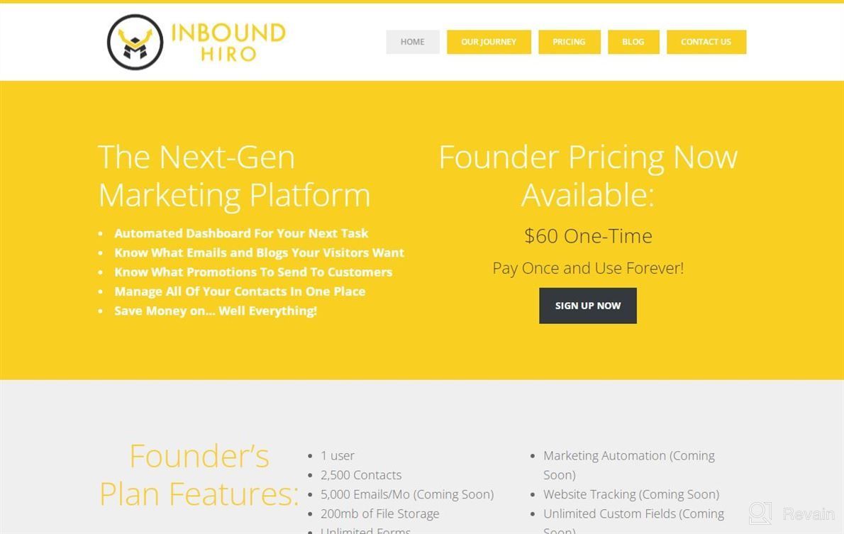 img 1 attached to InboundHiro review by Efrain Khan