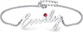 img 3 attached to Personalized Name Bracelet For Women In 10K, 14K, And 18K Real Gold