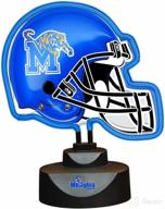 ncaa university memphis neon helmet logo