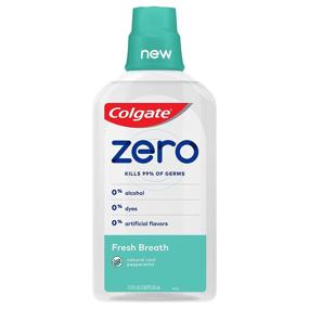 img 4 attached to 🌿 Invigorate Your Breath with Colgate Mouthwash - Natural Peppermint Flavor