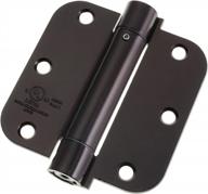 3-1/2" self-closing spring door hinge with 5/8" radius corners (2 pack), ul listed - oil rubbed bronze by cauldham. logo