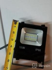 img 6 attached to Светодиодный прожектор MELPO 30 Вт, эквивалент 300 Вт, RGB-подсветка с изменением цвета с пультом дистанционного управления, 120 цветов RGB, теплый белый 2700K, синхронизация, пользовательский режим, ландшафтное освещение Uplight, IP66, США, 3 штекера (2 шт.)