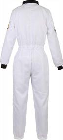 img 2 attached to Women'S Space-Themed Jumpsuit Costume - Zhitunemi Adult Halloween Astronaut Dress Up Clothes For Fancy Cosplay Onesie Outfit