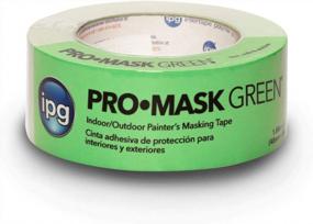 img 4 attached to IPG ProMask Green, 8-дневная малярная лента, 1,88 дюйма x 60 ярдов, зеленая, (один рулон)