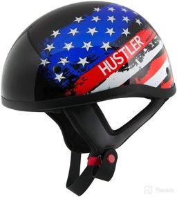 img 4 attached to Outlaw Helmets Half Helmet Women Motorcycle & Powersports good in Protective Gear