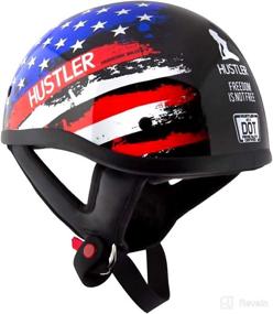 img 3 attached to Outlaw Helmets Half Helmet Women Motorcycle & Powersports good in Protective Gear