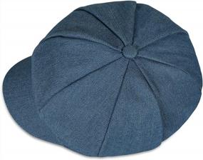 img 2 attached to Stylish And Versatile: WETOO Women'S Peaked Newsboy Cap For A Fashion-Forward Look