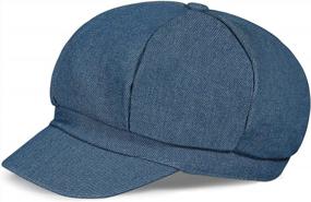 img 3 attached to Stylish And Versatile: WETOO Women'S Peaked Newsboy Cap For A Fashion-Forward Look