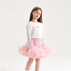img 3 attached to Adorable Baby Girls Tutu Skirt: Princess Style for Birthday Party Pettiskirt (9M-8T)