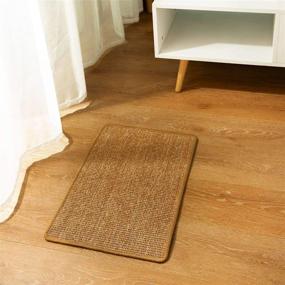 img 2 attached to 🐱 Sisal Cat Scratching Mat: Protect Furniture & Grind Claws | CCopnts Natural | 15.75" x 11.8