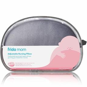 img 1 attached to Frida Mom Adjustable Nursing Pillow: Ultimate Comfort for Moms and Babies with Back Support, Waist Strap, and Heat Relief Pockets