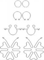 non-piercing nipple rings for women: jenxnjsjo fake nipple rings & faux piercings! logo