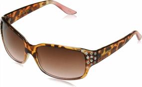 img 4 attached to Shine Bright With Southpole 1014Sp Women'S Rhinestone Sunglasses - 58Mm With UV Protection - Perfect Gift For Her