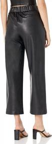 img 3 attached to Women'S Theor Vegan Leather Trouser | Drop Clothing