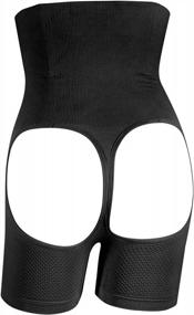 img 4 attached to Shape Your Figure With Finlin High Waisted Body Shaper Shorts Shapewear For Women!