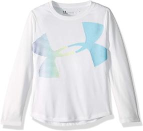 img 2 attached to Premium Under Armour Toddler Sleeve T-Shirt: Girls' Active Clothing for Superior Performance