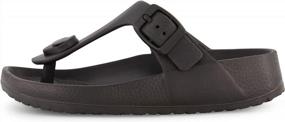 img 3 attached to Kid'S Comfortable Ella-K EVA Slide Sandal With Cushioning Technology