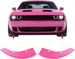 img 3 attached to Pair Of Front Bumper Lip Protection Cover Exterior Accessories