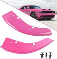 pair of front bumper lip protection cover exterior accessories logo