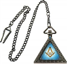 img 4 attached to Triangular Square Compass Antique Freemason