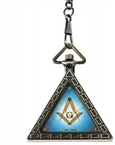 img 3 attached to Triangular Square Compass Antique Freemason
