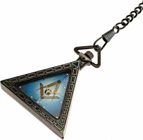 img 2 attached to Triangular Square Compass Antique Freemason