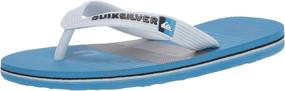 img 4 attached to Quiksilver Molokai Print Youth Flip Flop Boys' Shoes : Sandals