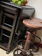 картинка 1 прикреплена к отзыву Регулируемый 25-31В промышленный остров кухни барных стульев шарнирного соединения обедая высоту счетчика места стульев деревянную от Ashley Davis