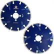 electroplated diamond saw blade with side protection for marble cutting - size 4.5-7 inches (1 piece) logo
