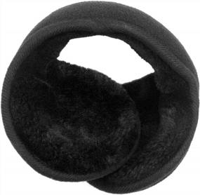 img 1 attached to Warm And Adjustable Foldable Polar Fleece Earmuffs For Winter, Unisex Ear Covers By Metog