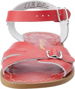 img 3 attached to Unisex-Child Salt Water Sandals Classic Flat Sandal