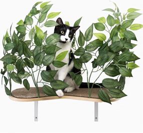 img 1 attached to On2Pets Cat Furniture Canopy Shelves - Optimal for Climbing, Play, and Relaxation, Set of 2