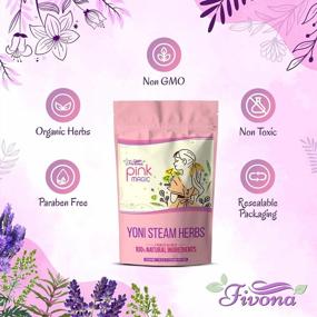 img 1 attached to Transform Your Home Into A Spa With FIVONA'S Pink Magic Yoni Steam Herbs - Natural Detox And PH Balance Support