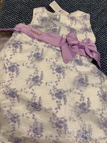 img 6 attached to 👗 Cichic Girls Dresses 2019 - Elegant Light Purple Flower Girl Wedding Dress for Party (2-9 Years)