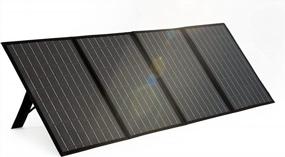 img 4 attached to Get Off The Grid With MOBI OUTDOOR'S 200W Foldable Solar Panel Kit - Charger For RVs, Laptops, Generators, Vans, And Camping!