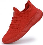 men's damyuan running shoes athletic gym walking sneakers casual lace up lightweight логотип