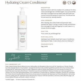 img 1 attached to Organic Hydrating Cream Conditioner | INNERSENSE Organic Beauty | Non-Toxic, Cruelty-Free, Clean Haircare (32Oz)