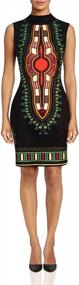img 4 attached to богемные платья миди Dashiki Tribal от SheKiss | Винтажная африканская одежда с традиционным этническим колоритом