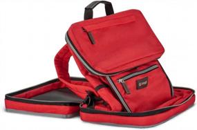 img 1 attached to Biaggi Zipsak Backsak 16-Inch Foldable Travel Backpack In Red - Shark Tank Featured Product